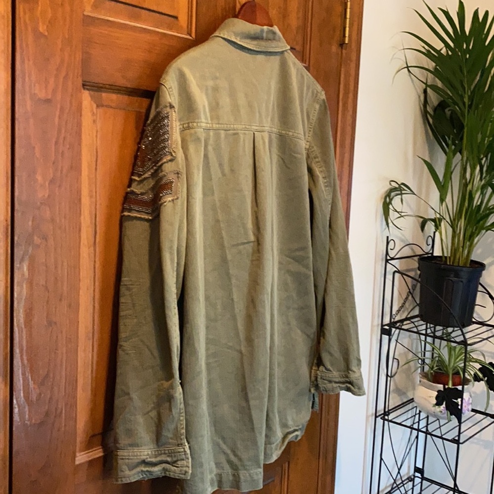 🛑SOLD Free people embellished military jacket - Picture 8 of 8